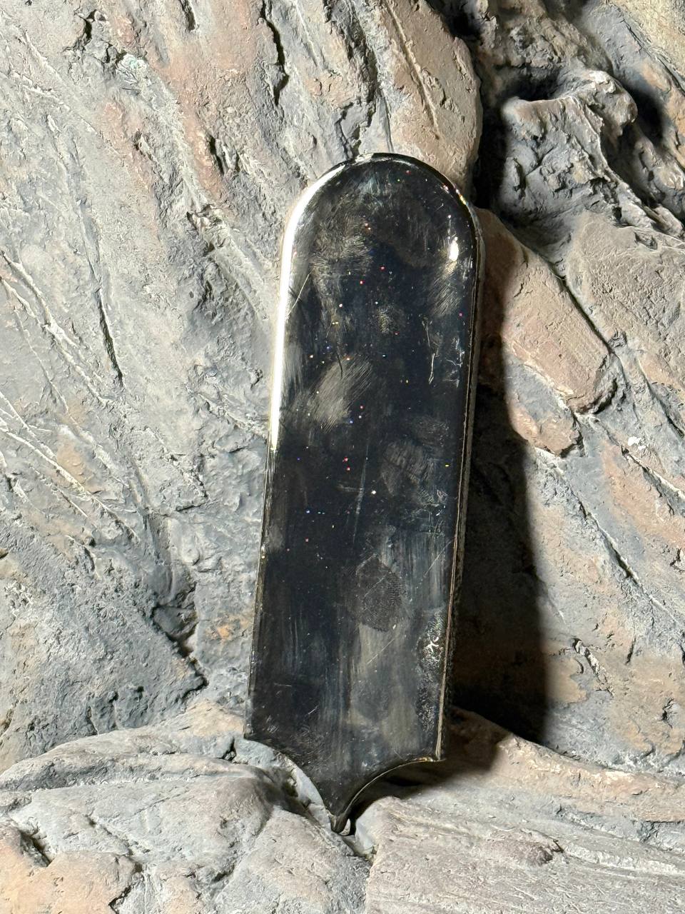کاشی پولک کشیده مشکی